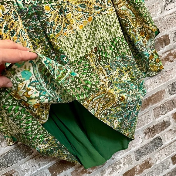 NWT Anthropology - Forest Floral Print Long Sleeve Mini Dress Size 2 - Picture 6 of 6